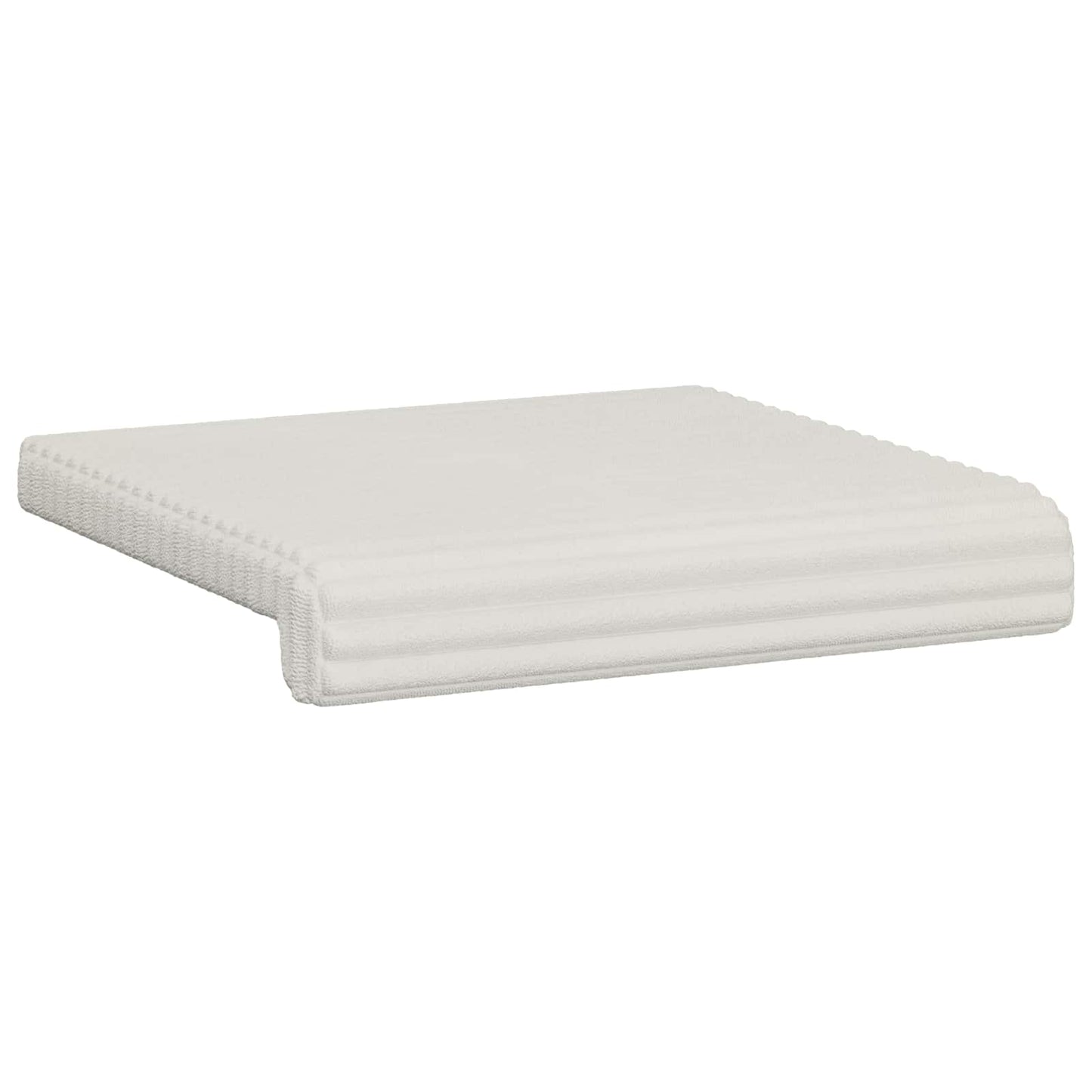 Padpárna 2 db Plüss kordbársony Krémszínű Méret: 35 cm mély