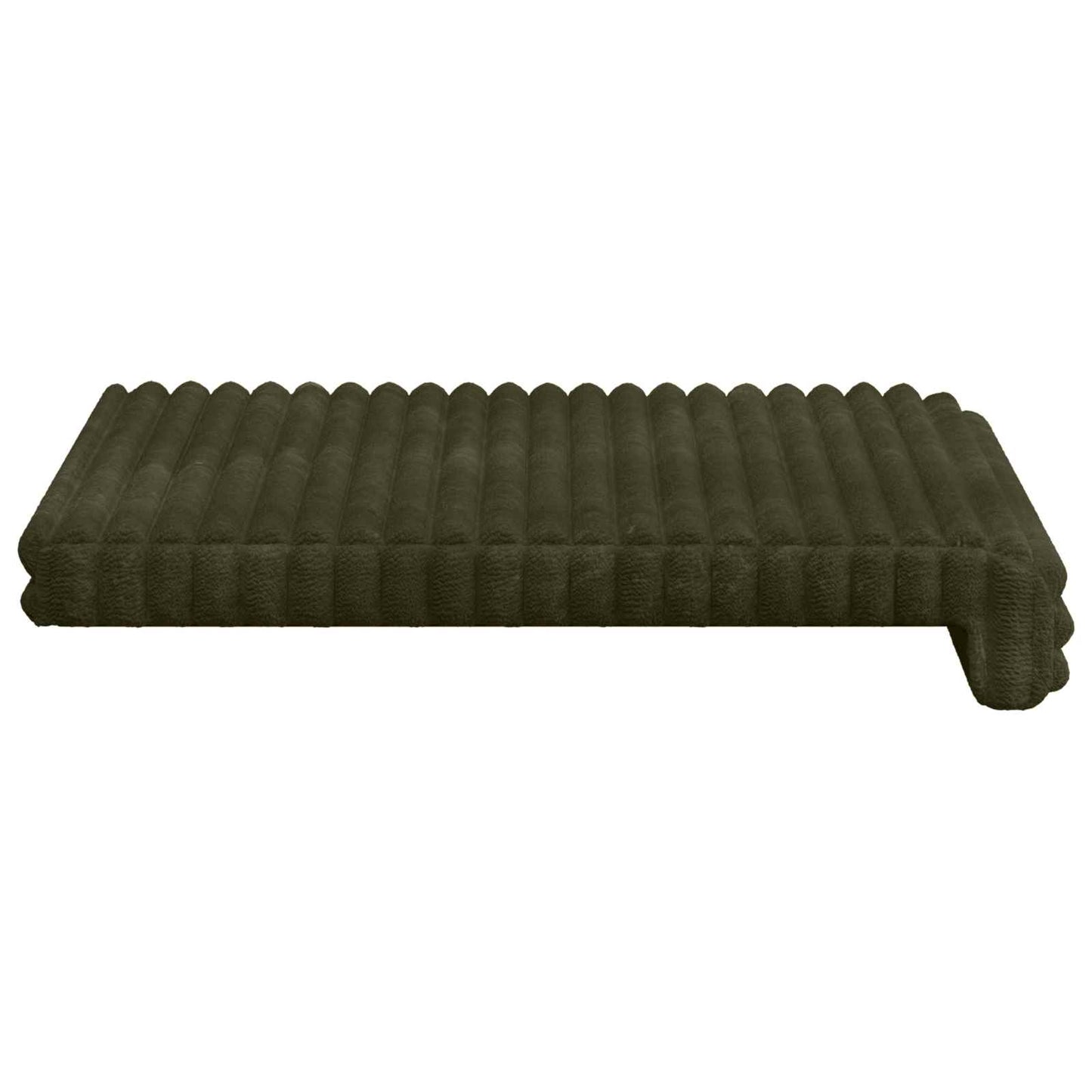 Padpárna 2 db Plüss kordbársony Zöld Méret: 35 cm mély