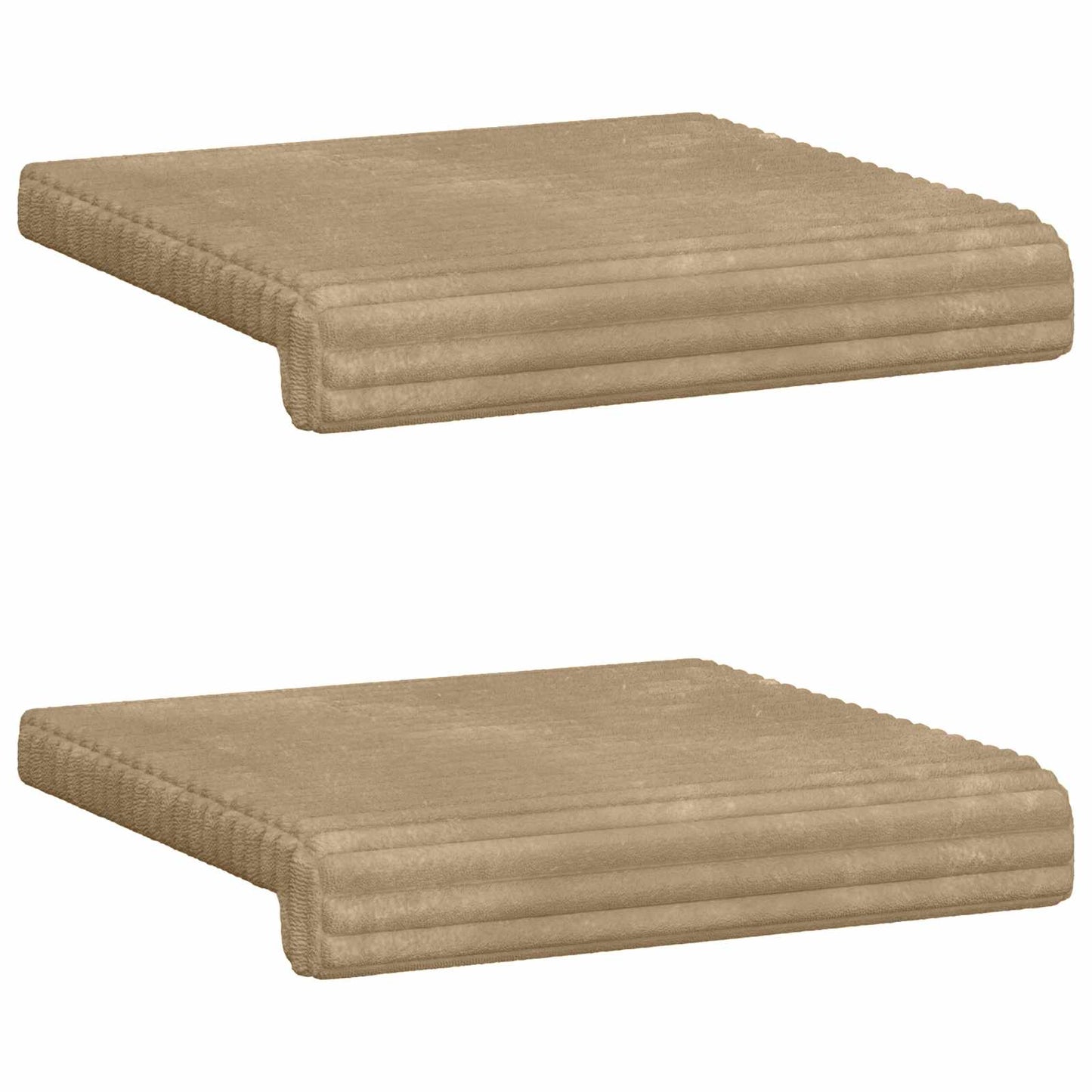 Padpárna 2 db Plüss kordbársony Tópszínű Méret: 35 cm mély