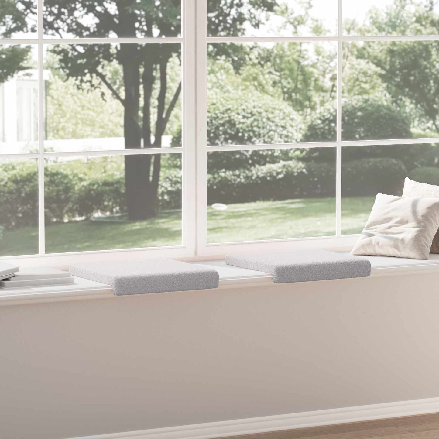 Padpárna 2 db Sherpa szövet Világosszürke Méret: 35 cm mély