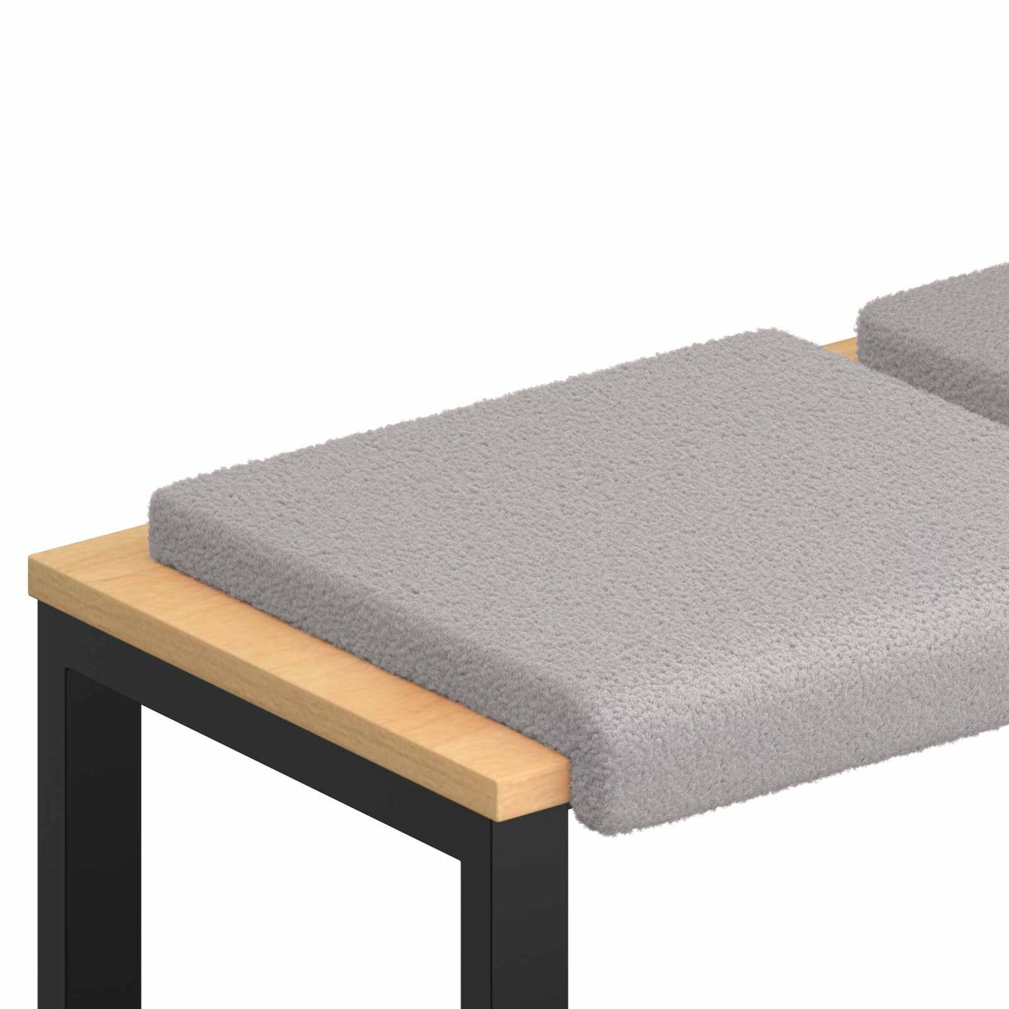 Padpárna 2 db Sherpa szövet Világosszürke Méret: 35 cm mély