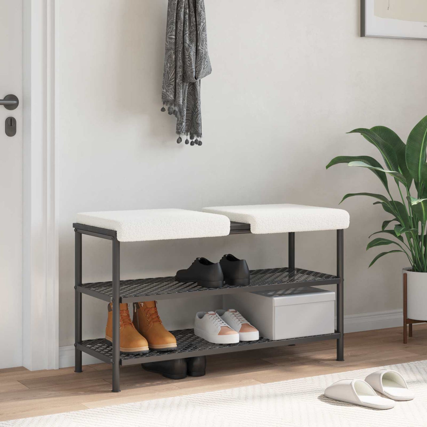 Padpárna 2 db Sherpa szövet Krémszínű Méret: 35 cm mély