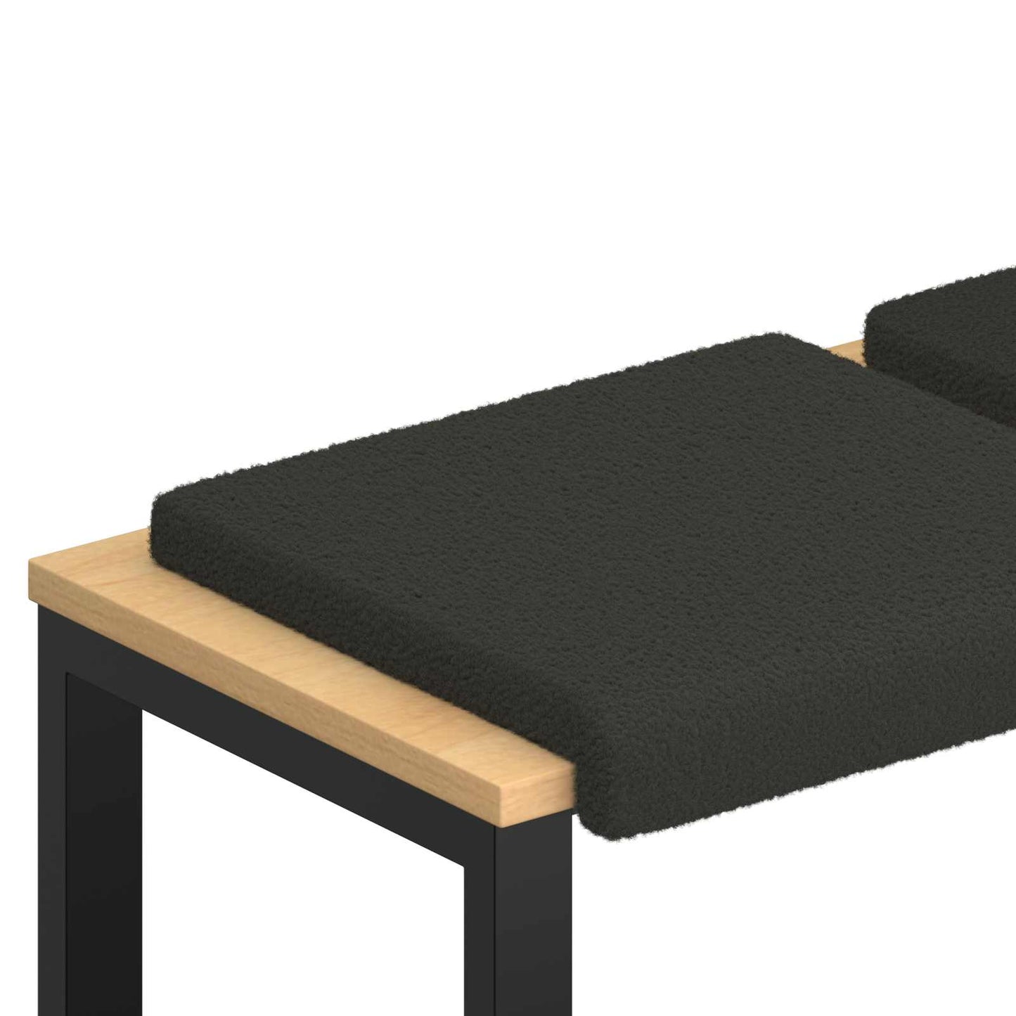 Padpárna 2 db Sherpa szövet Sötétszürke Méret: 35 cm mély