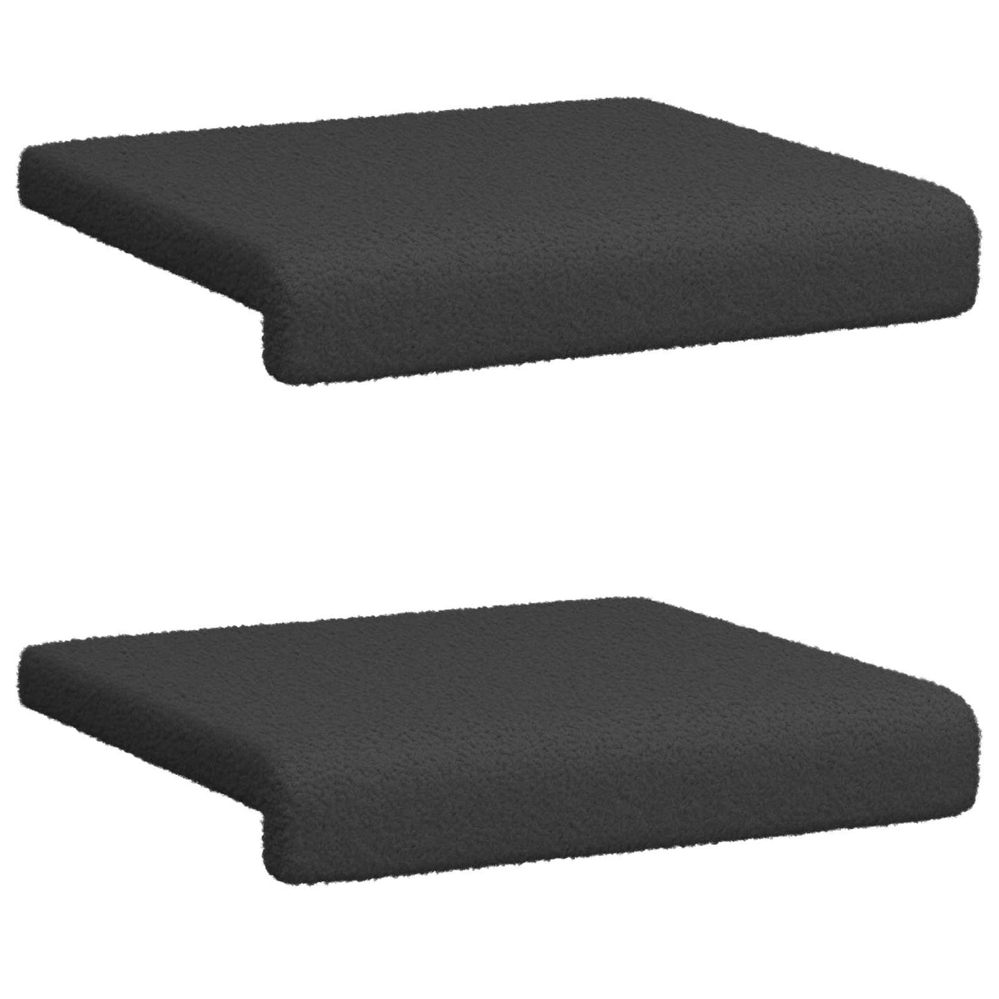 Padpárna 2 db Sherpa szövet Sötétszürke Méret: 35 cm mély