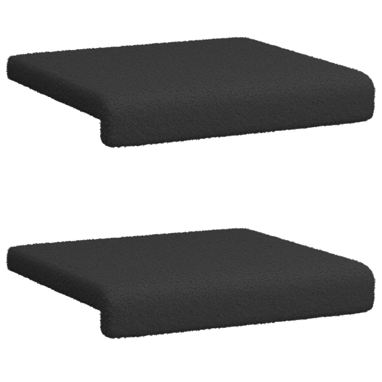Padpárna 2 db Sherpa szövet Fekete Méret: 35 cm mély