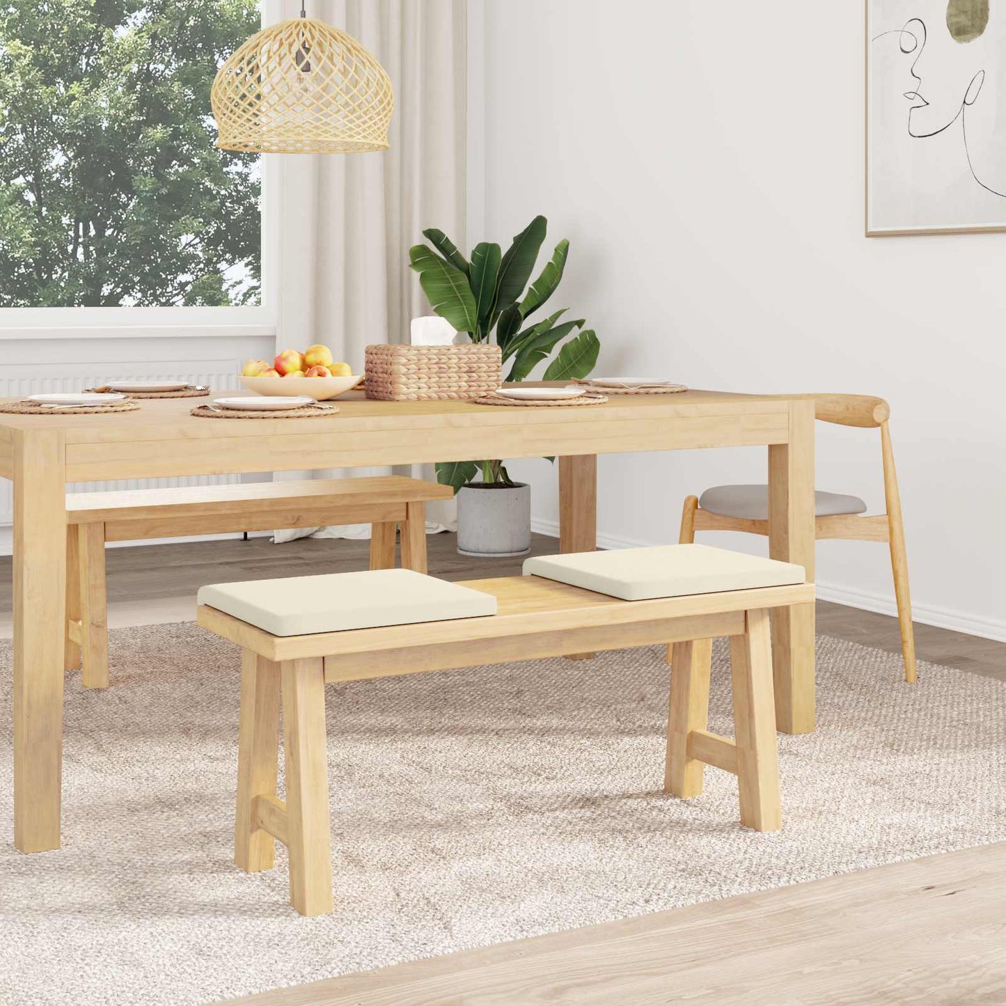 Padpárna 2 db Textúrált bársony Krémszínű Méret: 35 cm mély
