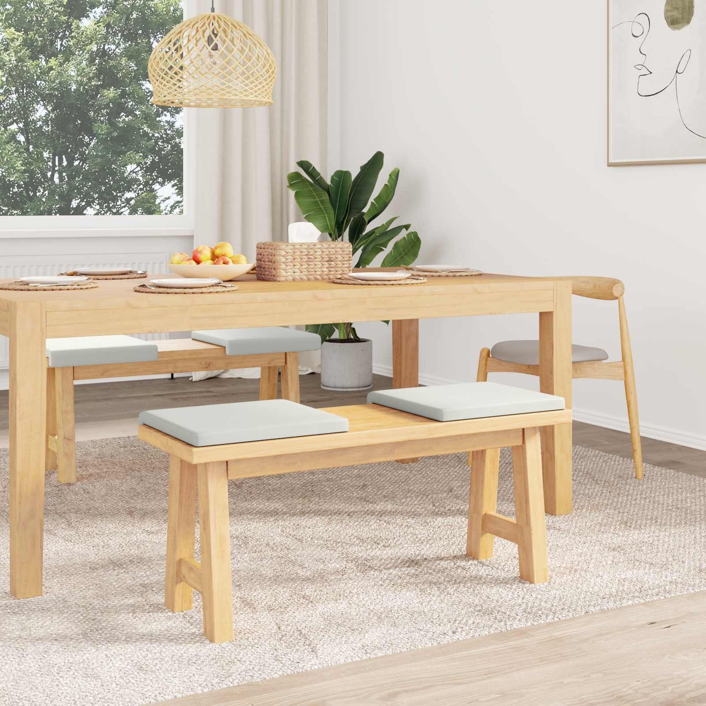 Padpárna 4 db Műbőr Fehér Méret: 35 cm mély