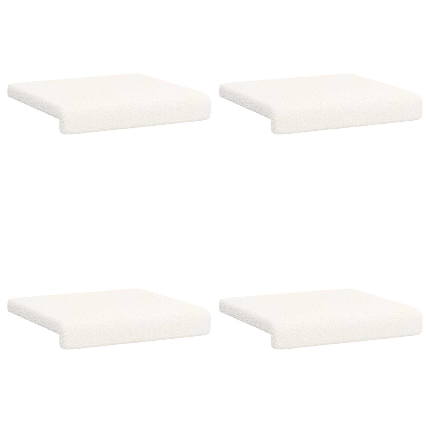 Padpárna 4 db Sherpa szövet Krémszínű Méret: 35 cm mély