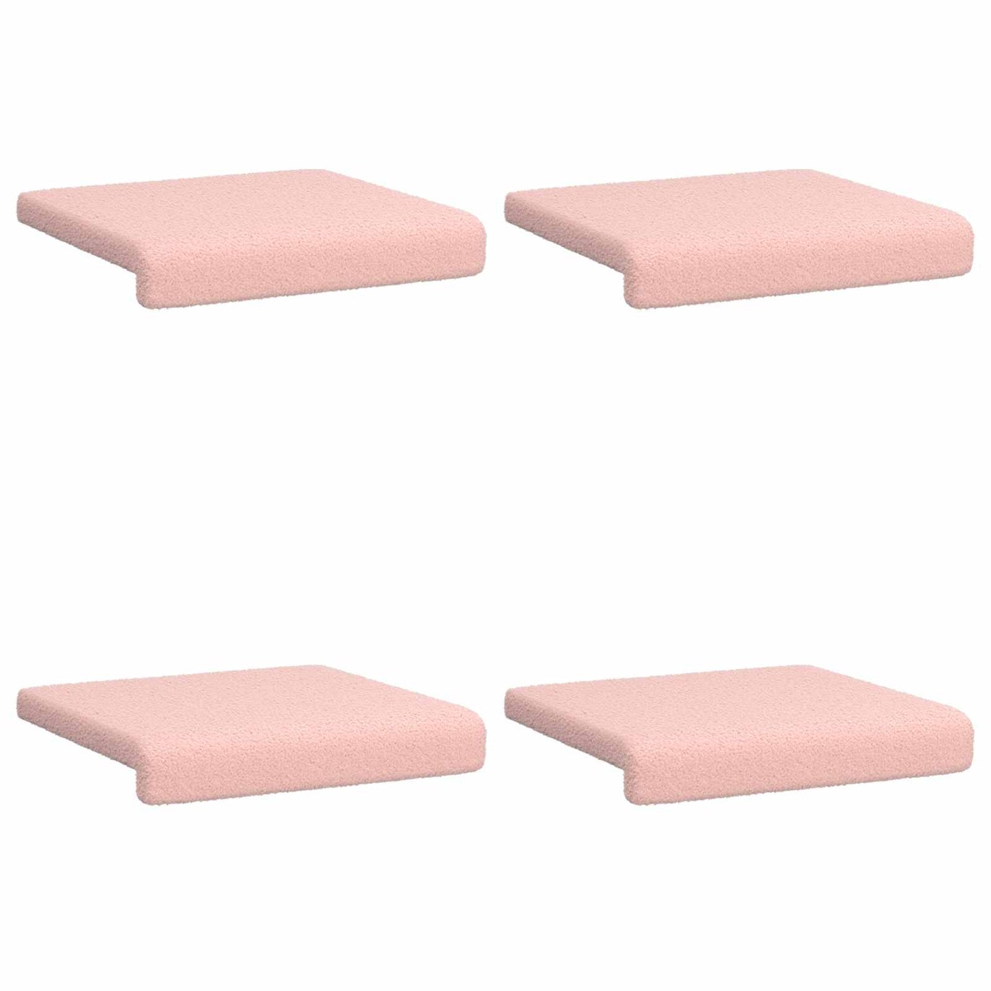 Padpárna 4 db Sherpa szövet Rózsaszín Méret: 35 cm mély