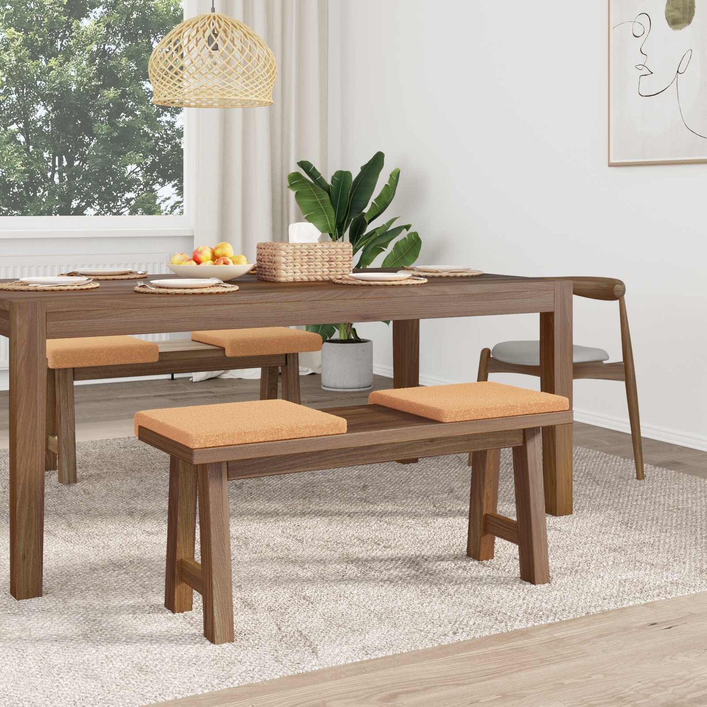 Padpárna 4 db Sherpa szövet Bézs Méret: 35 cm mély