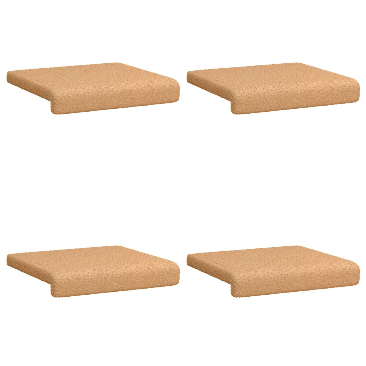 Padpárna 4 db Sherpa szövet Bézs Méret: 35 cm mély