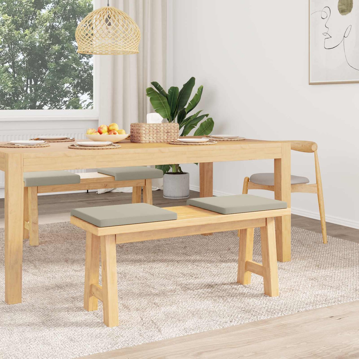 Padpárna 4 db Textúrált bársony Homokszín Méret: 35 cm mély