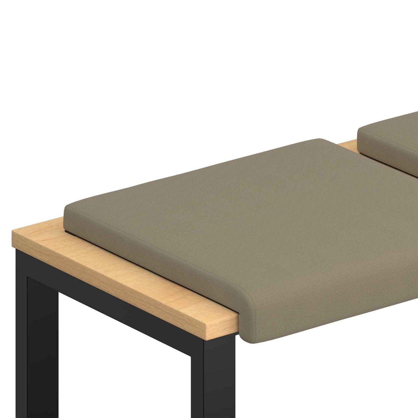 Padpárna 4 db Textúrált bársony Khaki Méret: 35 cm mély