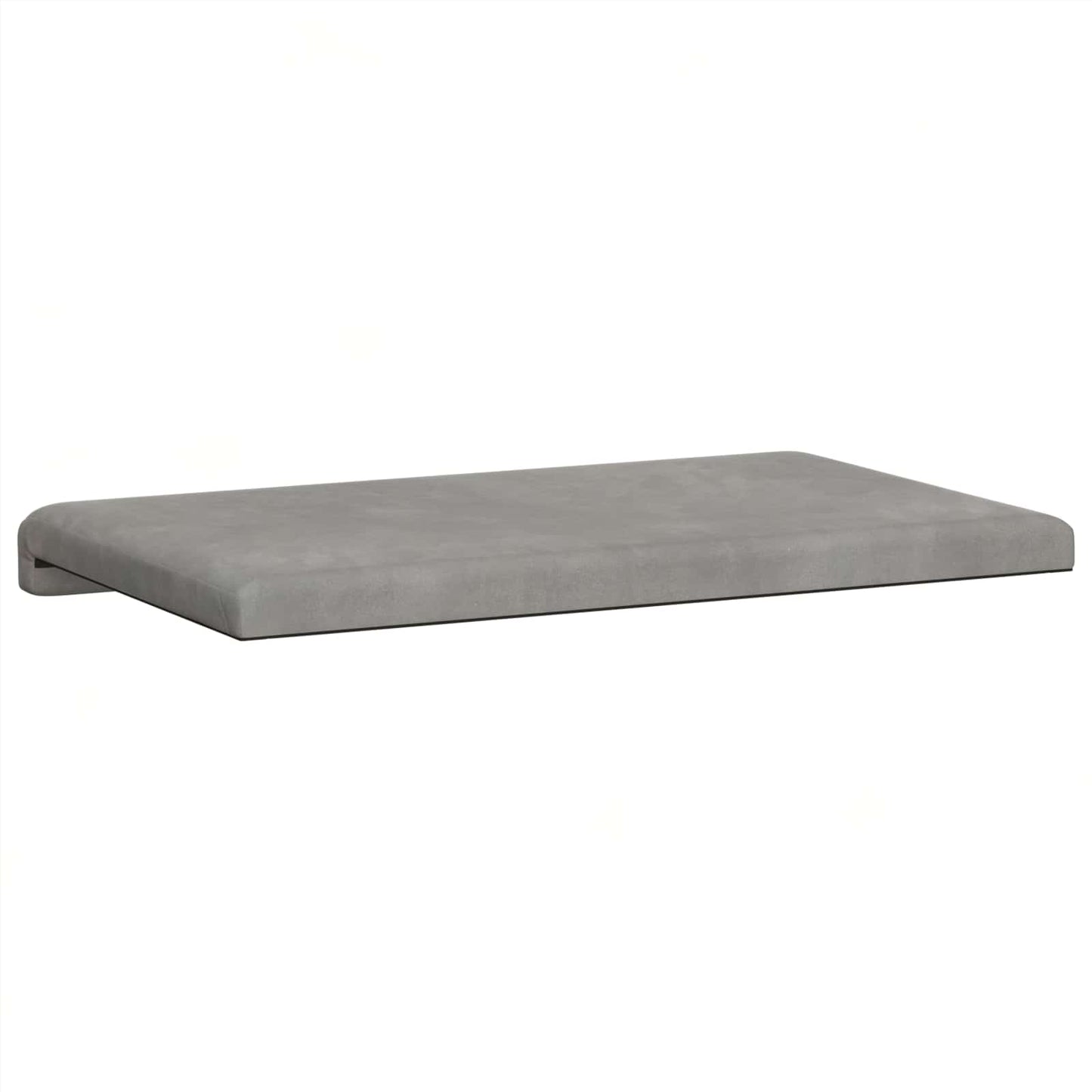 Padpárna Bársony Világosszürke Méret: 35 cm mély