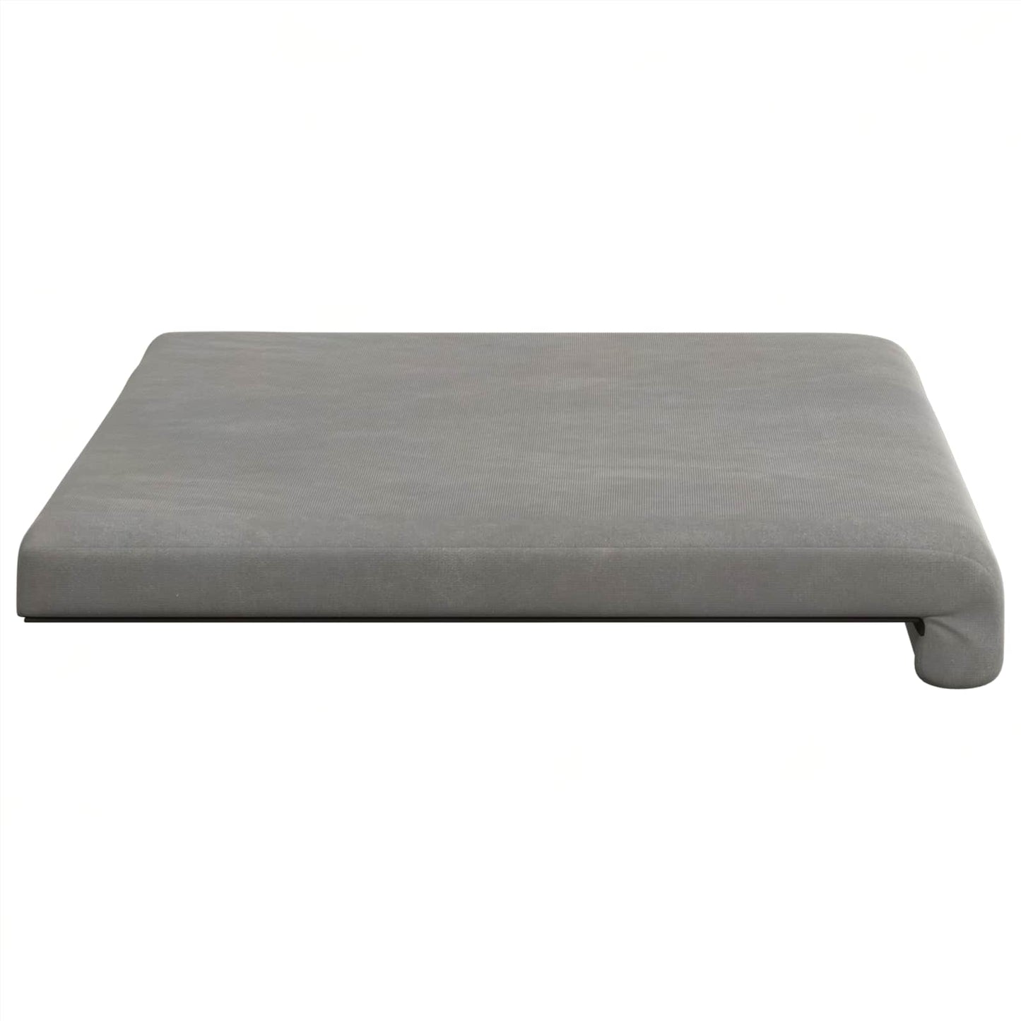 Padpárna Bársony Világosszürke Méret: 35 cm mély