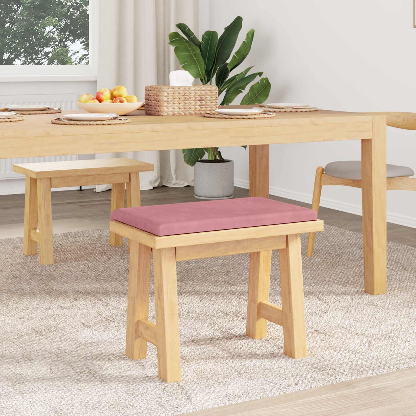 Padpárna Bársony Rózsaszín Méret: 35 cm mély