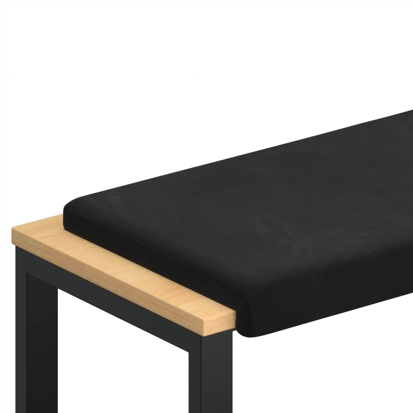 Padpárna Bársony Fekete Méret: 35 cm mély
