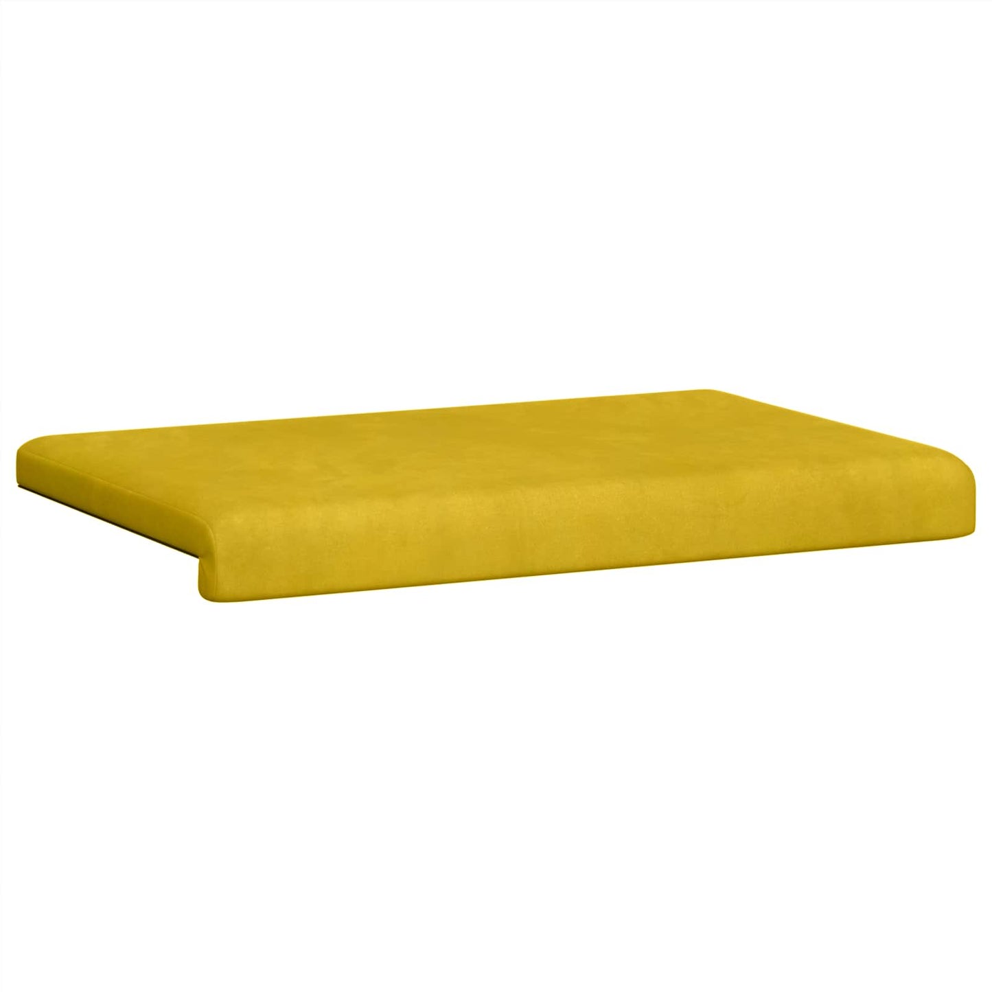 Padpárna Bársony Sárga Méret: 35 cm mély