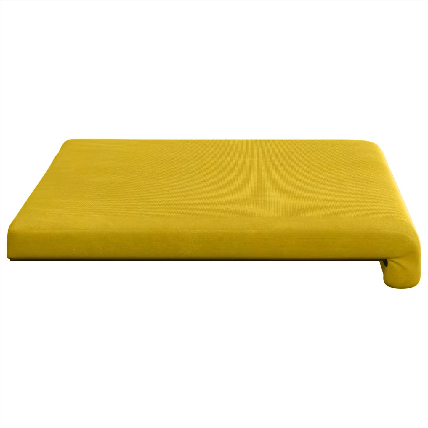 Padpárna Bársony Sárga Méret: 35 cm mély