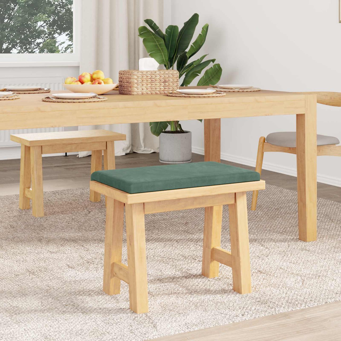 Padpárna Bársony Tengeri Zöld Méret: 35 cm mély