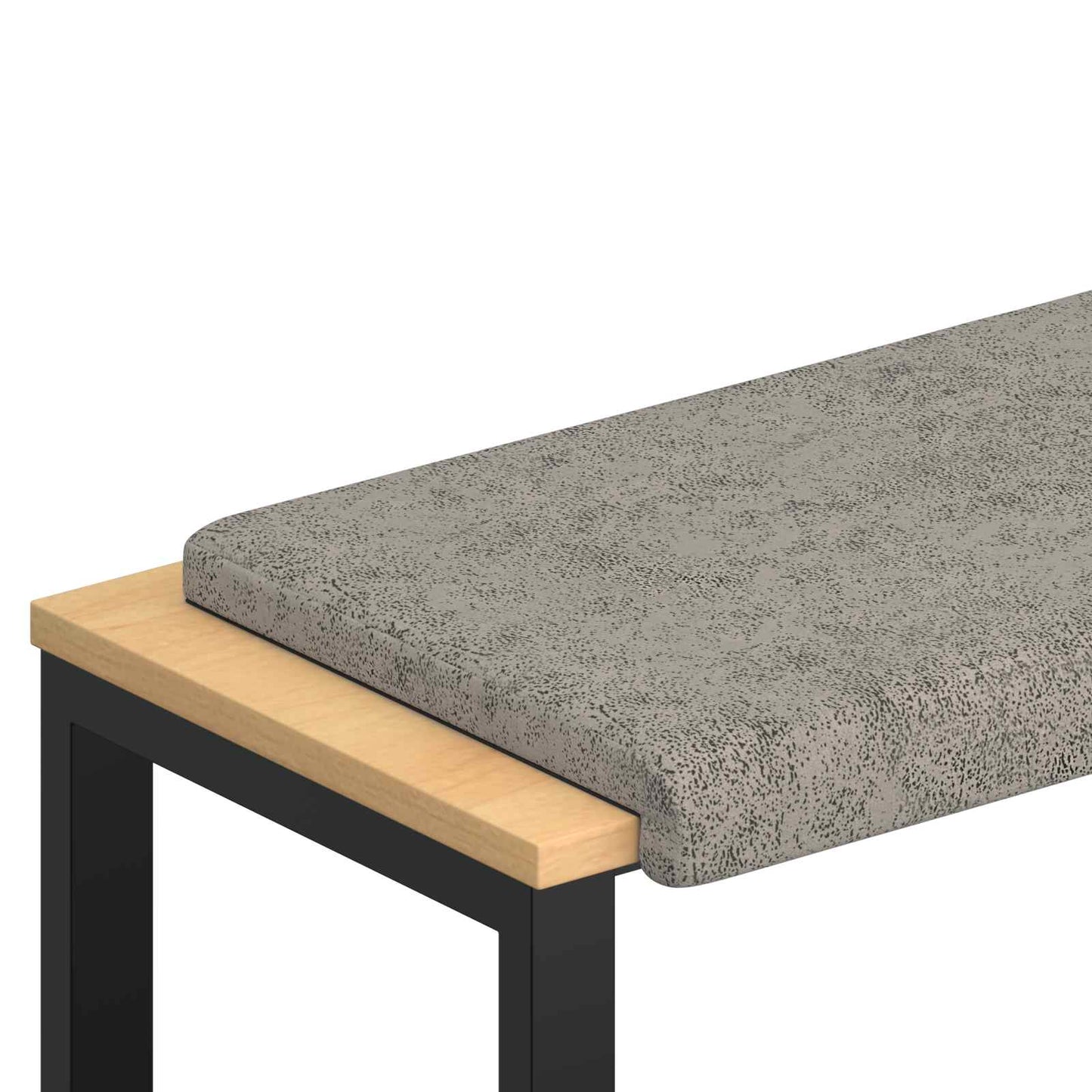 Padpárna Műsuéd anyag Világosszürke Méret: 35 cm mély