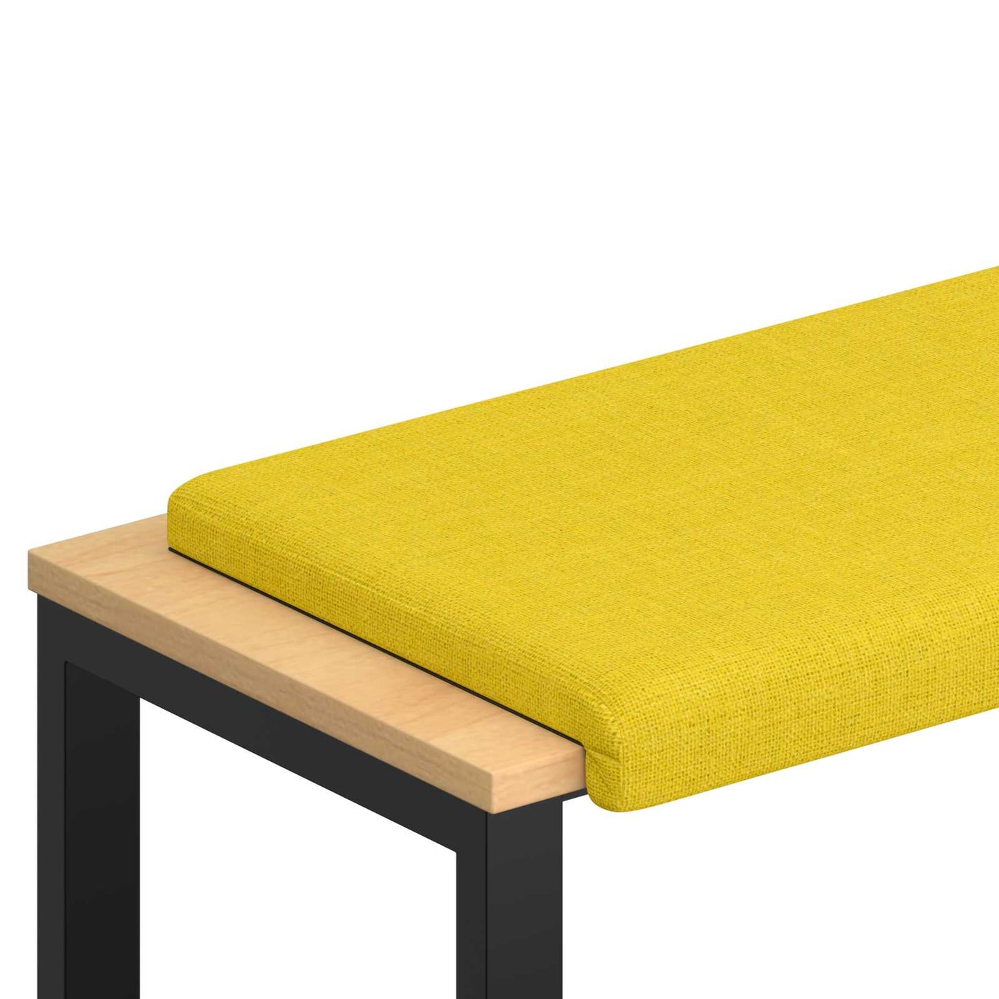 Padpárna Szövet Világos sárga Méret: 35 cm mély