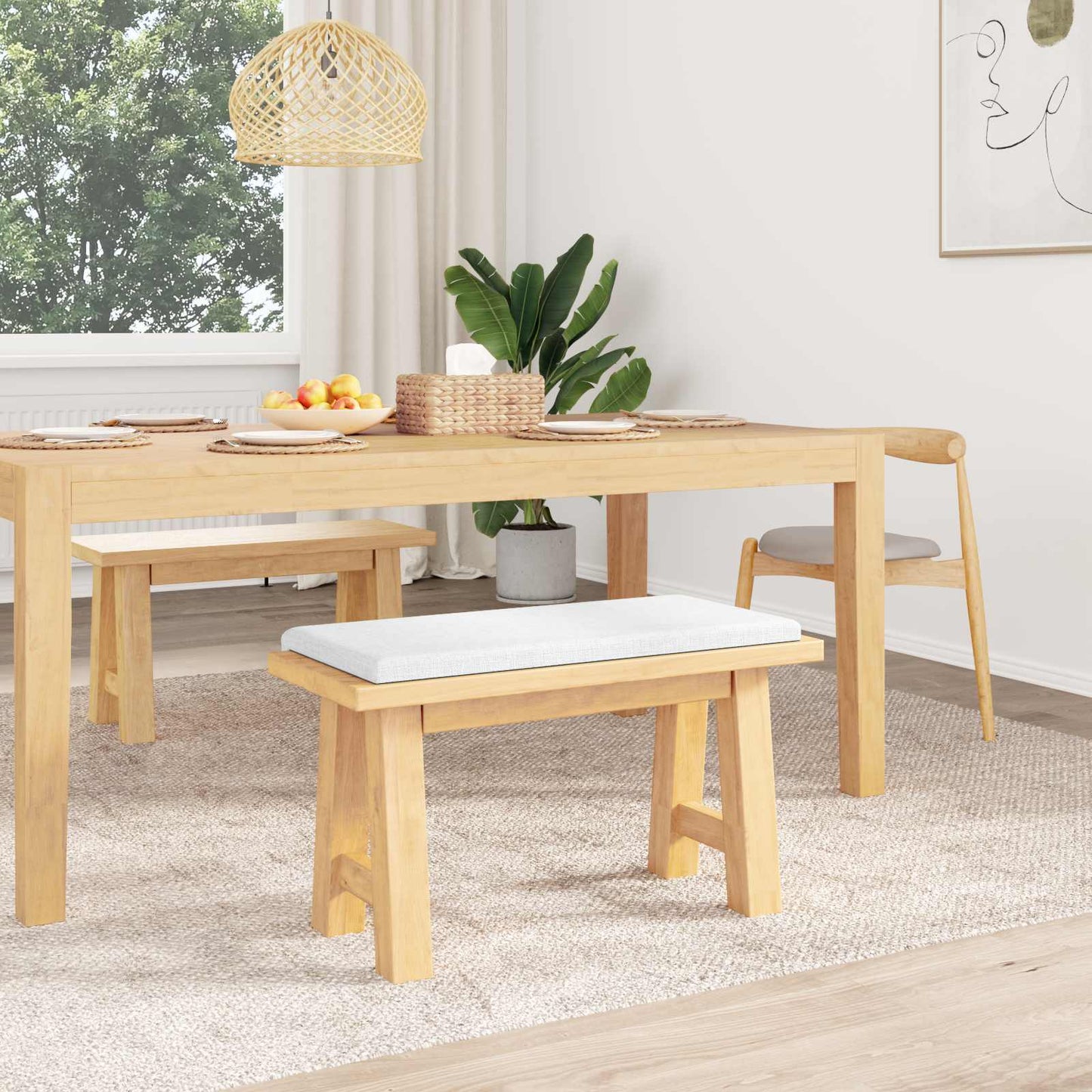 Padpárna Szövet Fehér Méret: 35 cm mély