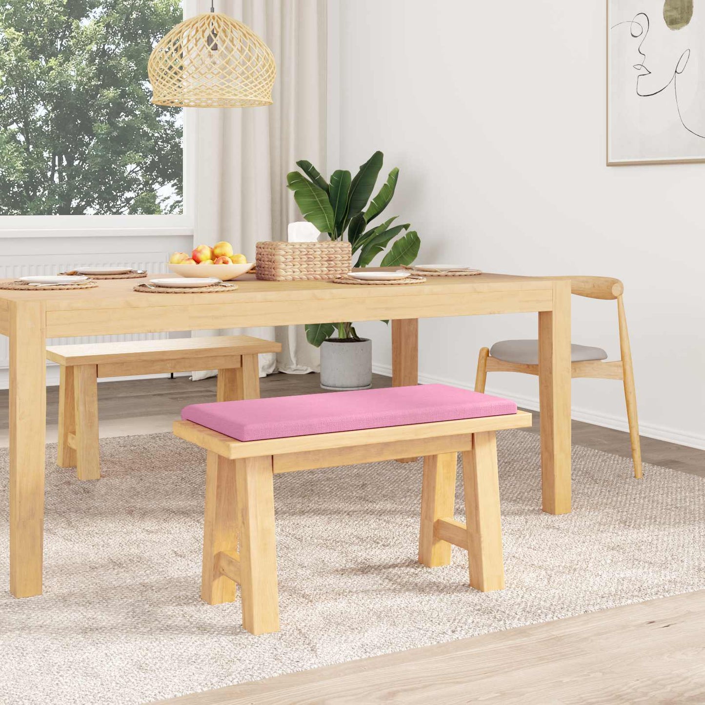 Padpárna Szövet Rózsaszín Méret: 35 cm mély