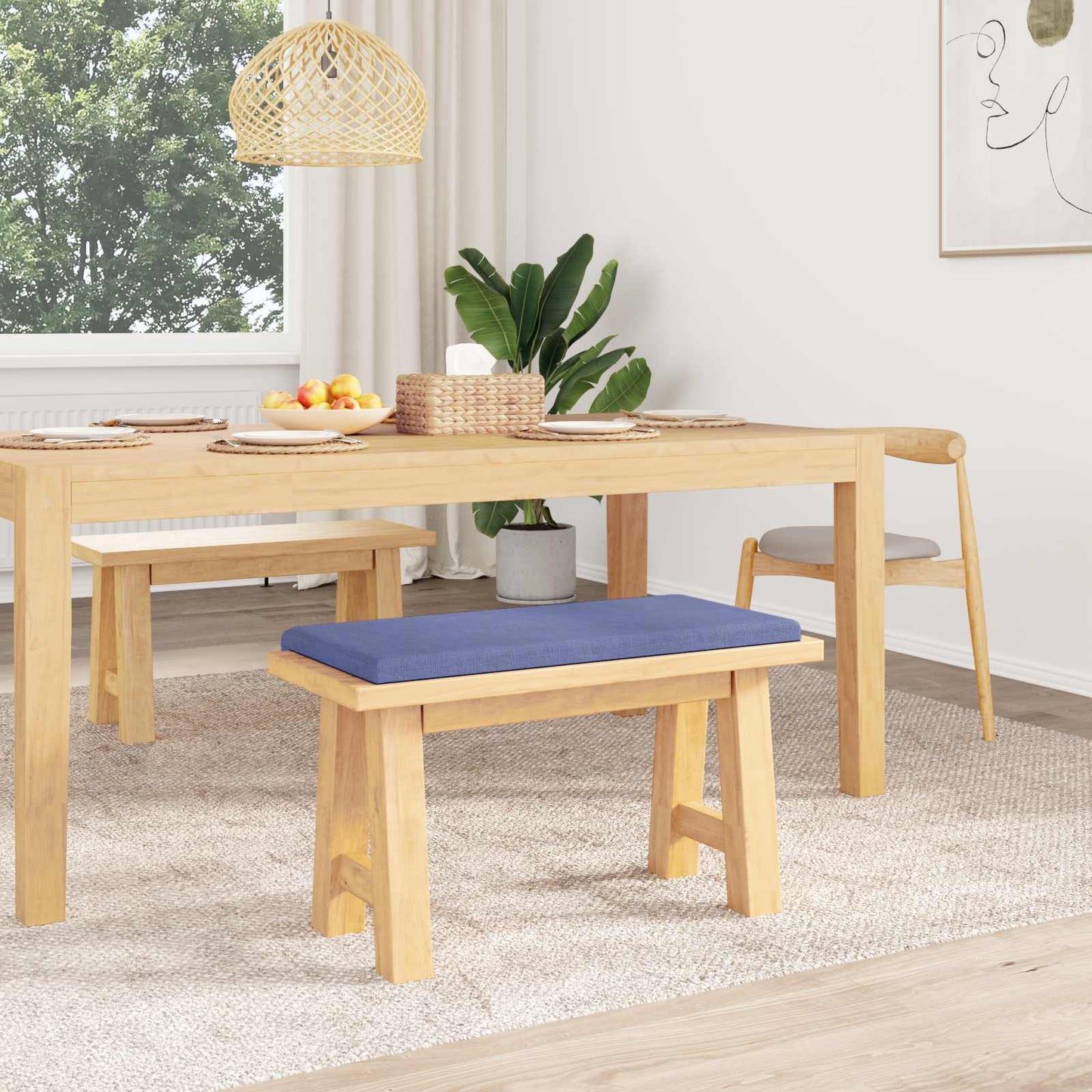 Padpárna Szövet Farmerkék Méret: 35 cm mély