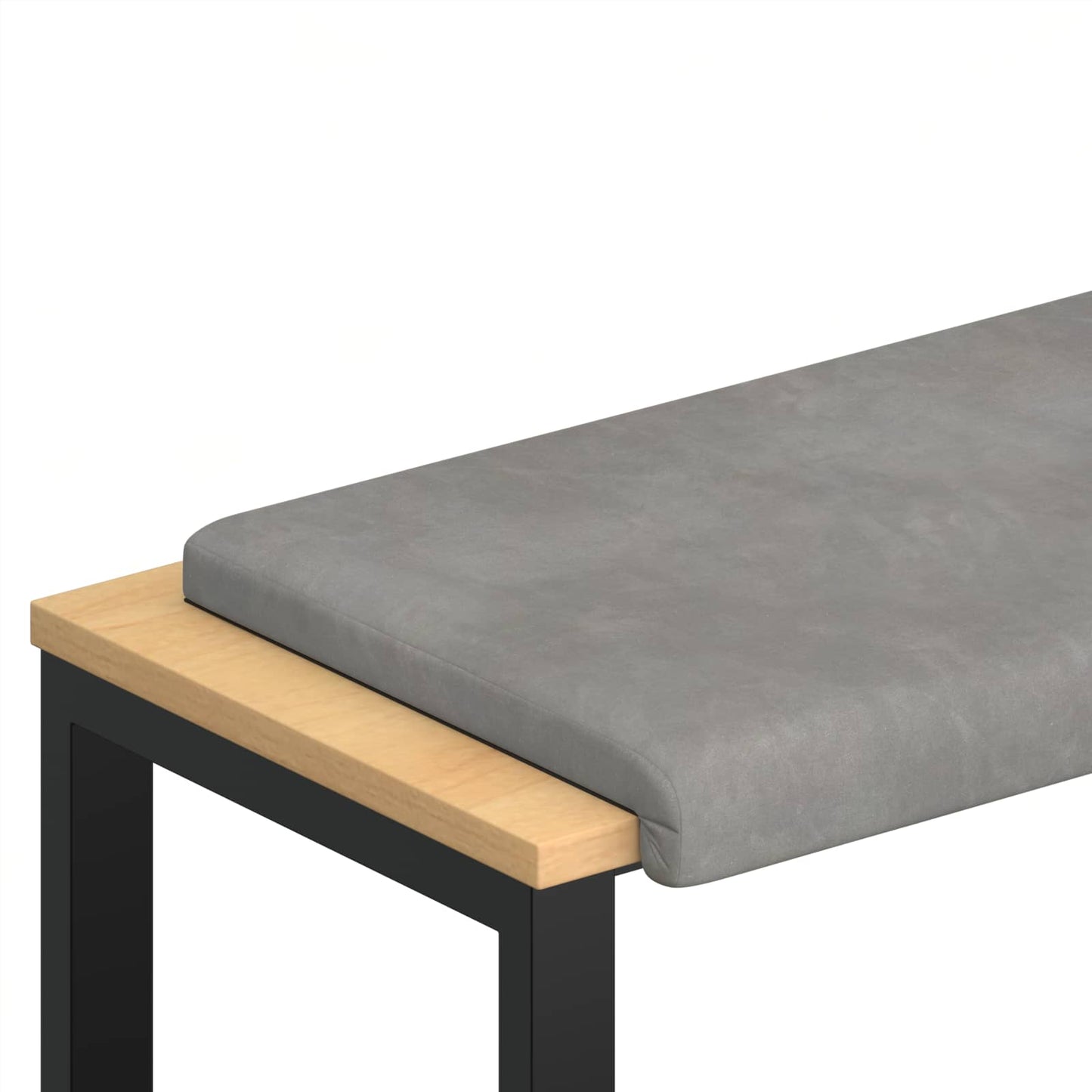 Padpárna Bársony Világosszürke Méret: 35 cm mély