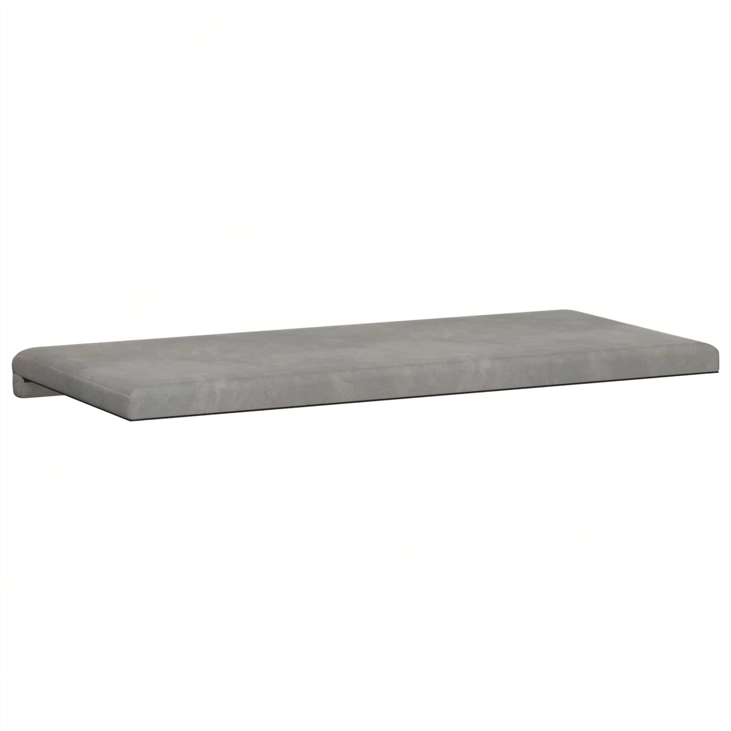 Padpárna Bársony Világosszürke Méret: 35 cm mély