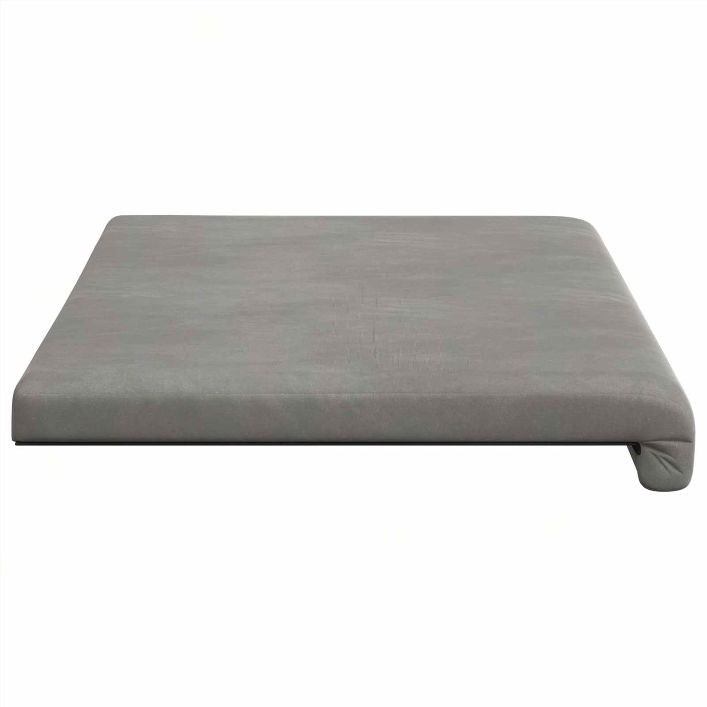 Padpárna Bársony Világosszürke Méret: 35 cm mély