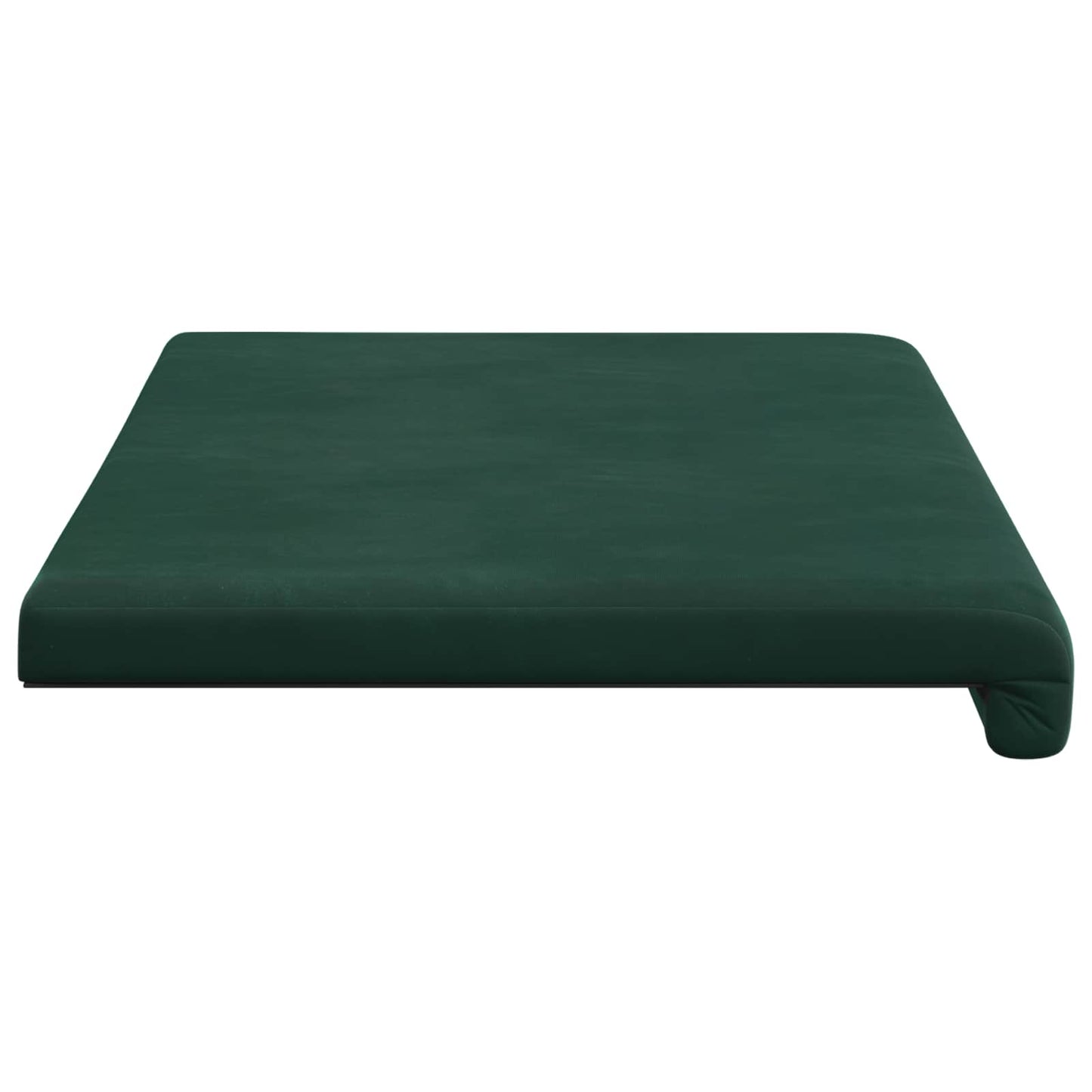 Padpárna Bársony Sötétzöld Méret: 35 cm mély