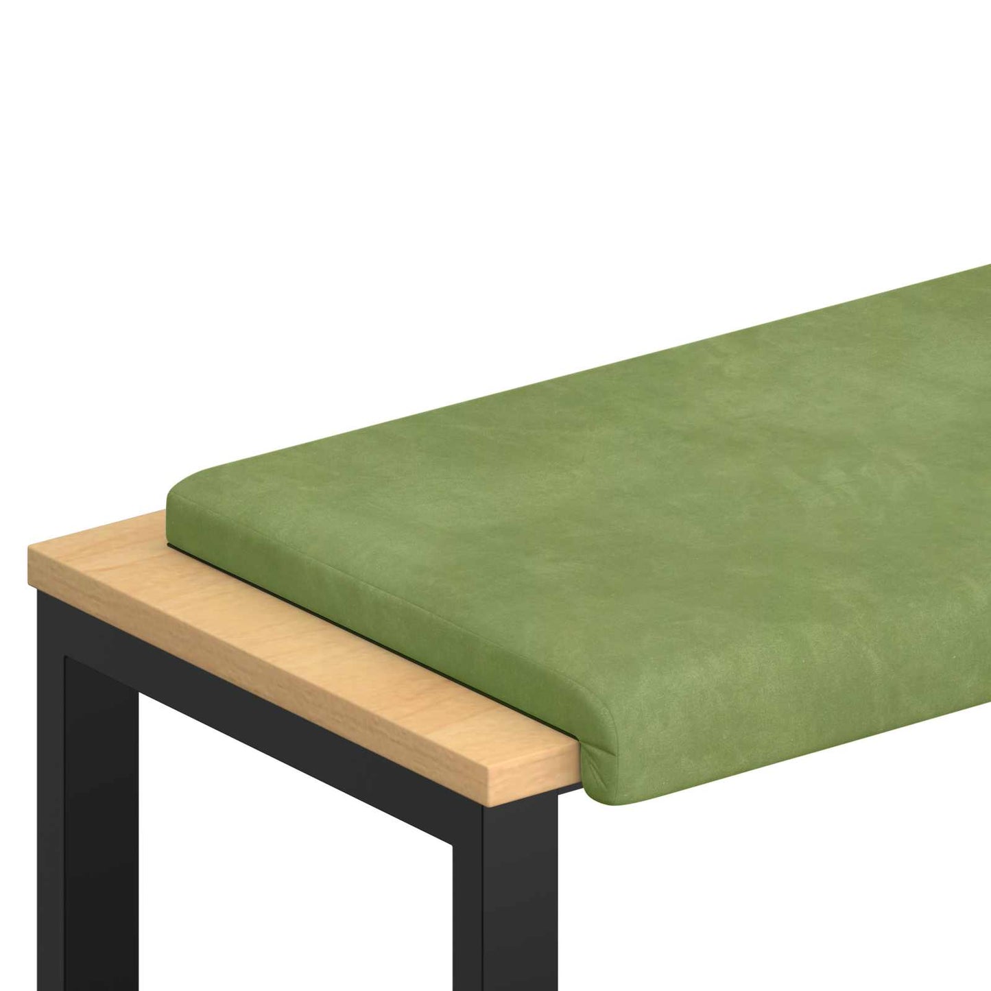 Padpárna Bársony Világos zöld Méret: 35 cm mély