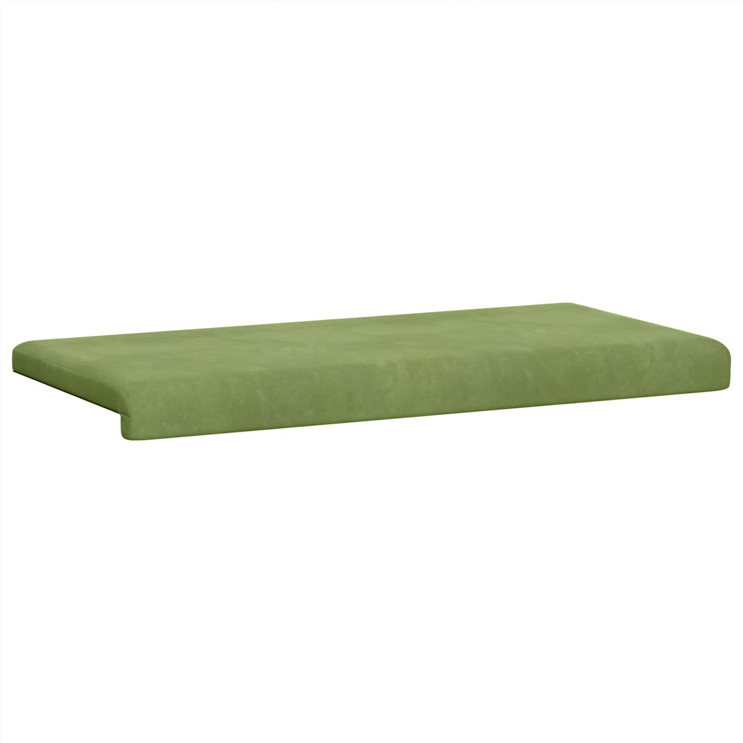 Padpárna Bársony Világos zöld Méret: 35 cm mély