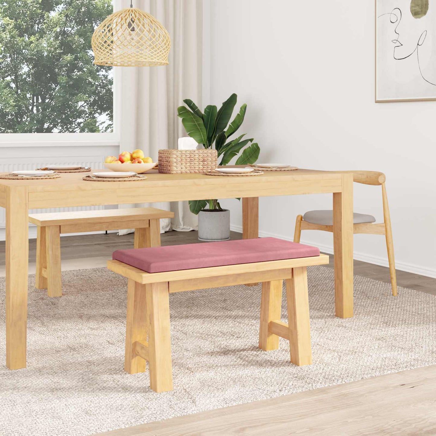 Padpárna Bársony Rózsaszín Méret: 35 cm mély