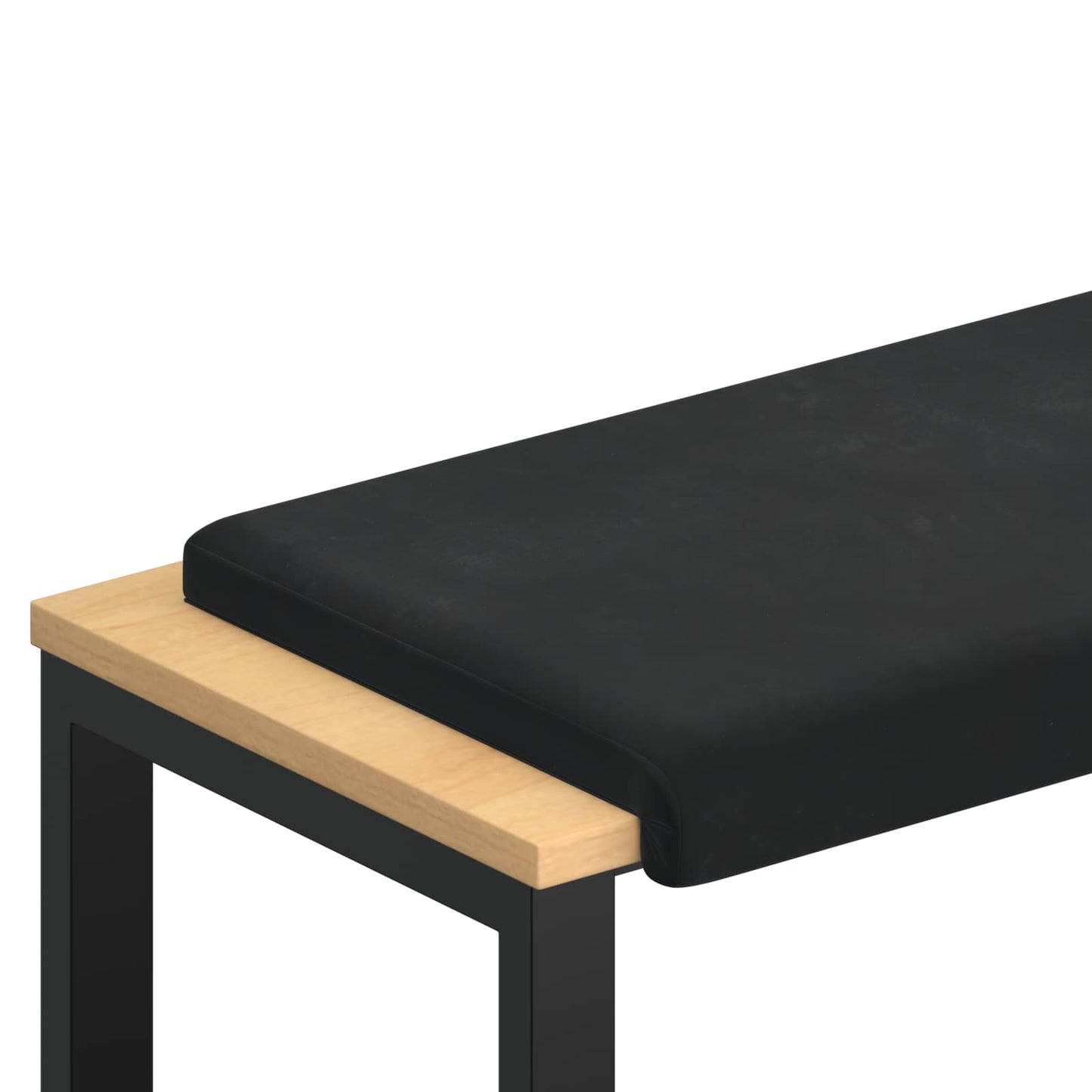 Padpárna Bársony Fekete Méret: 35 cm mély