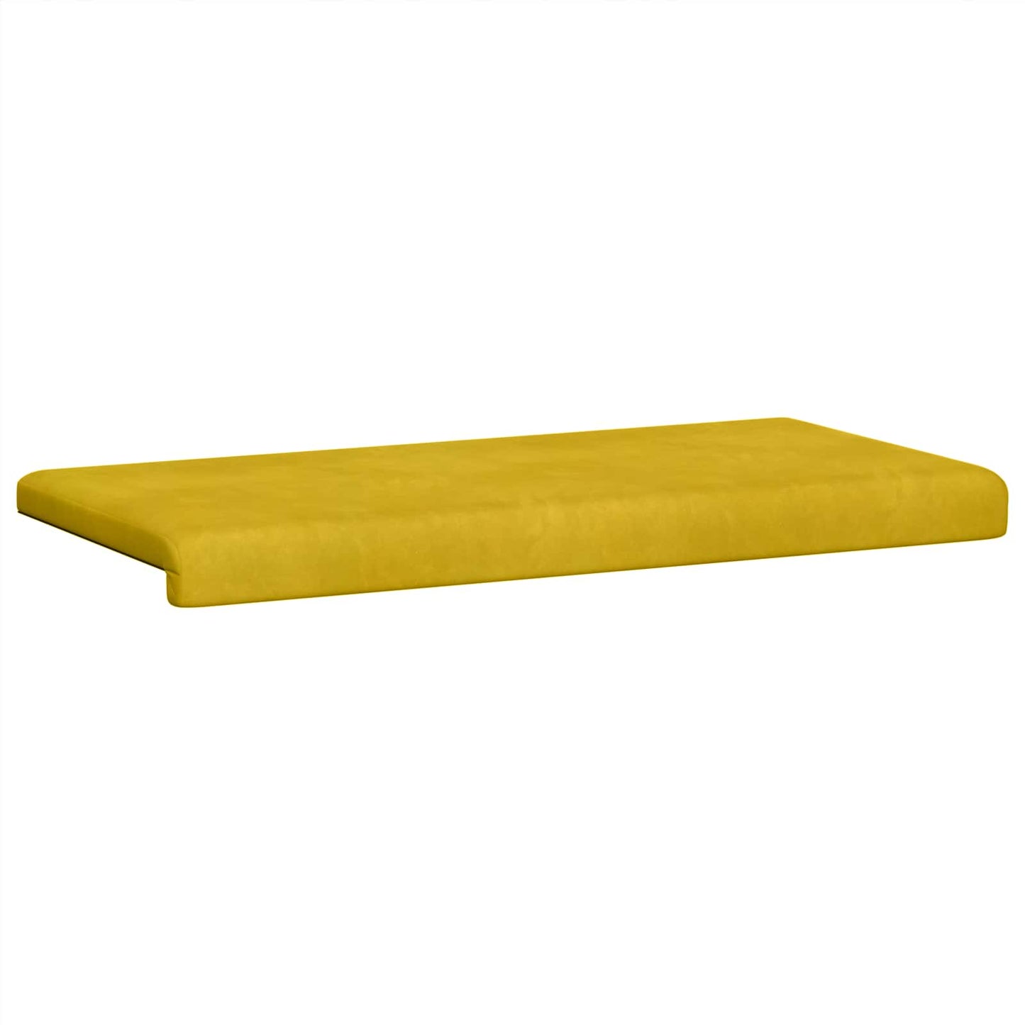 Padpárna Bársony Sárga Méret: 35 cm mély