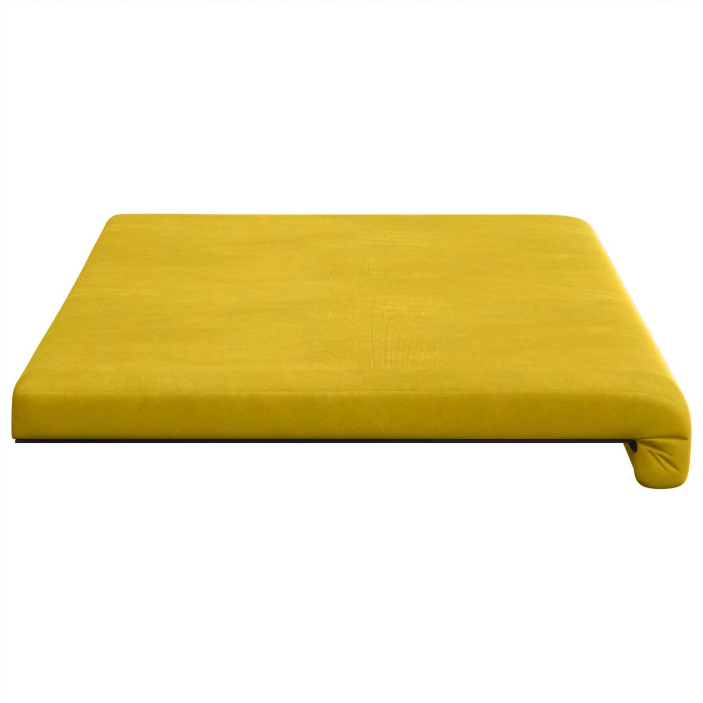 Padpárna Bársony Sárga Méret: 35 cm mély