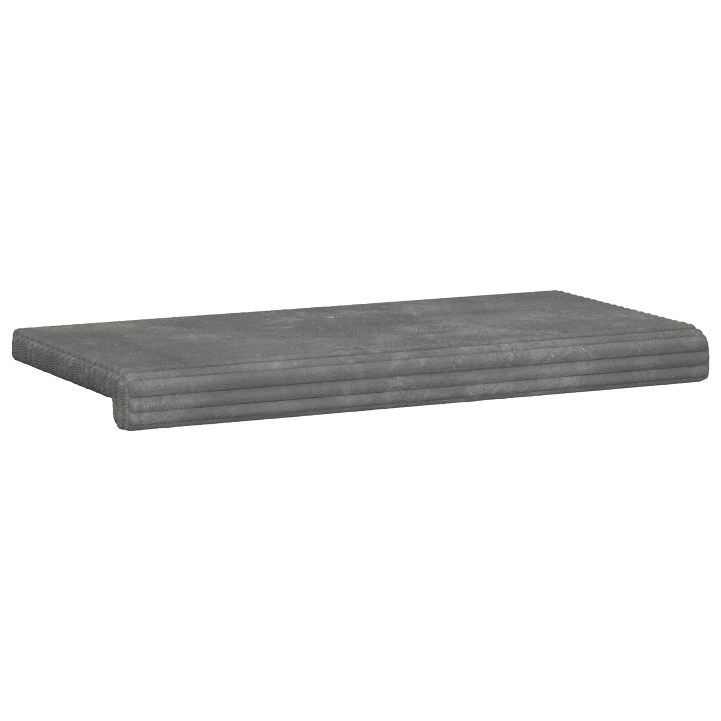 Padpárna Plüss kordbársony Világosszürke Méret: 35 cm mély
