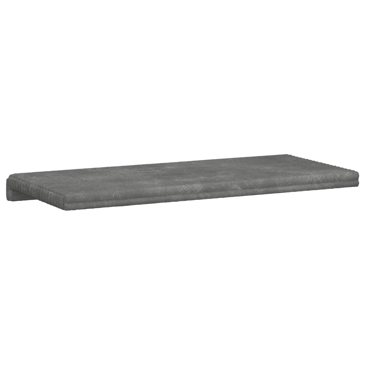 Padpárna Plüss kordbársony Világosszürke Méret: 35 cm mély