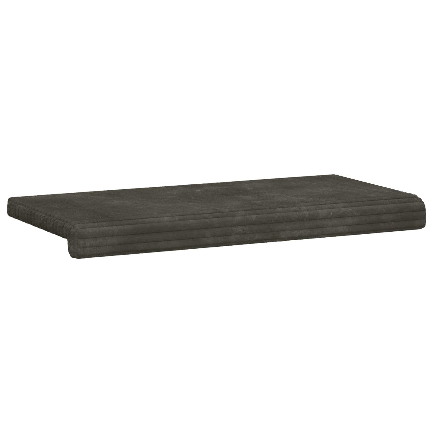 Padpárna Plüss kordbársony Antracitszürke Méret: 35 cm mély