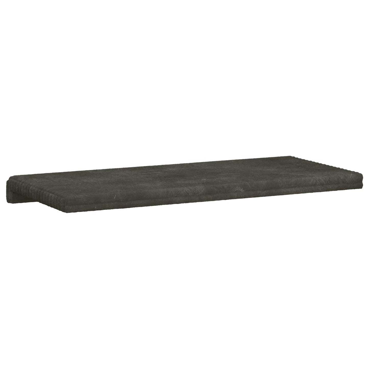 Padpárna Plüss kordbársony Antracitszürke Méret: 35 cm mély