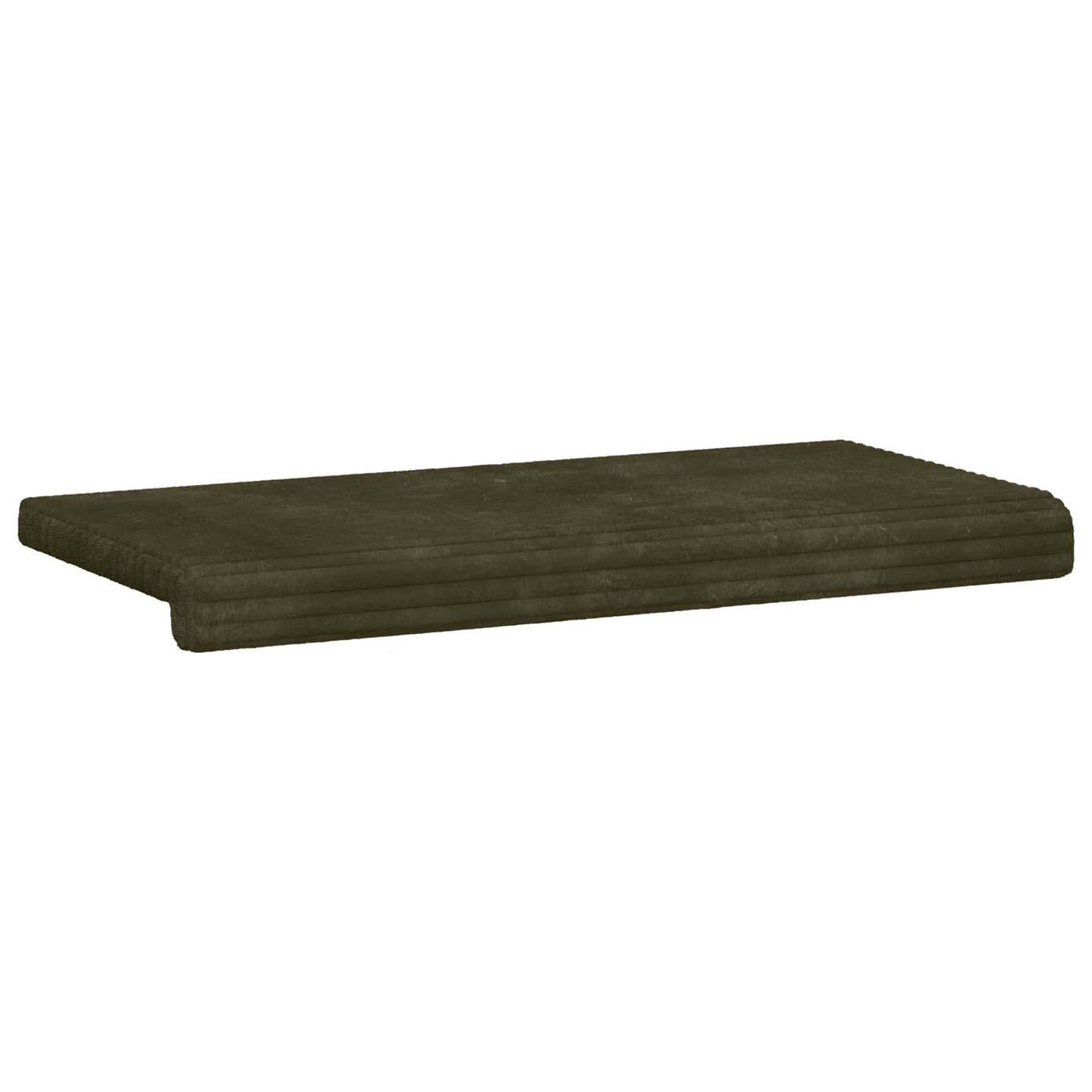 Padpárna Plüss kordbársony Zöld Méret: 35 cm mély