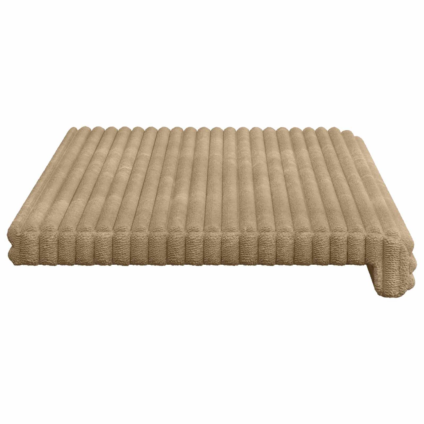 Padpárna Plüss kordbársony Tópszínű Méret: 35 cm mély