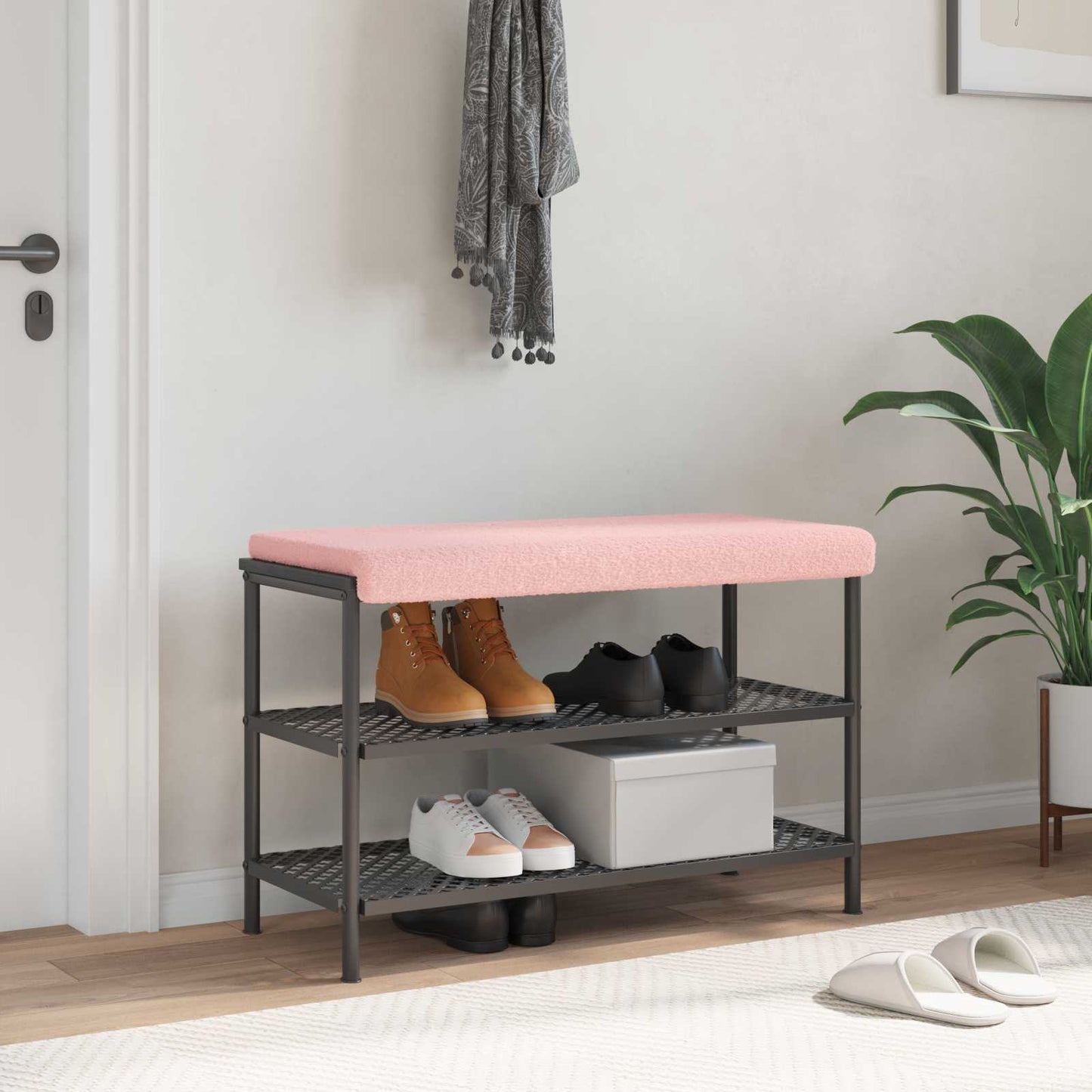 Padpárna Sherpa szövet Rózsaszín Méret: 35 cm mély