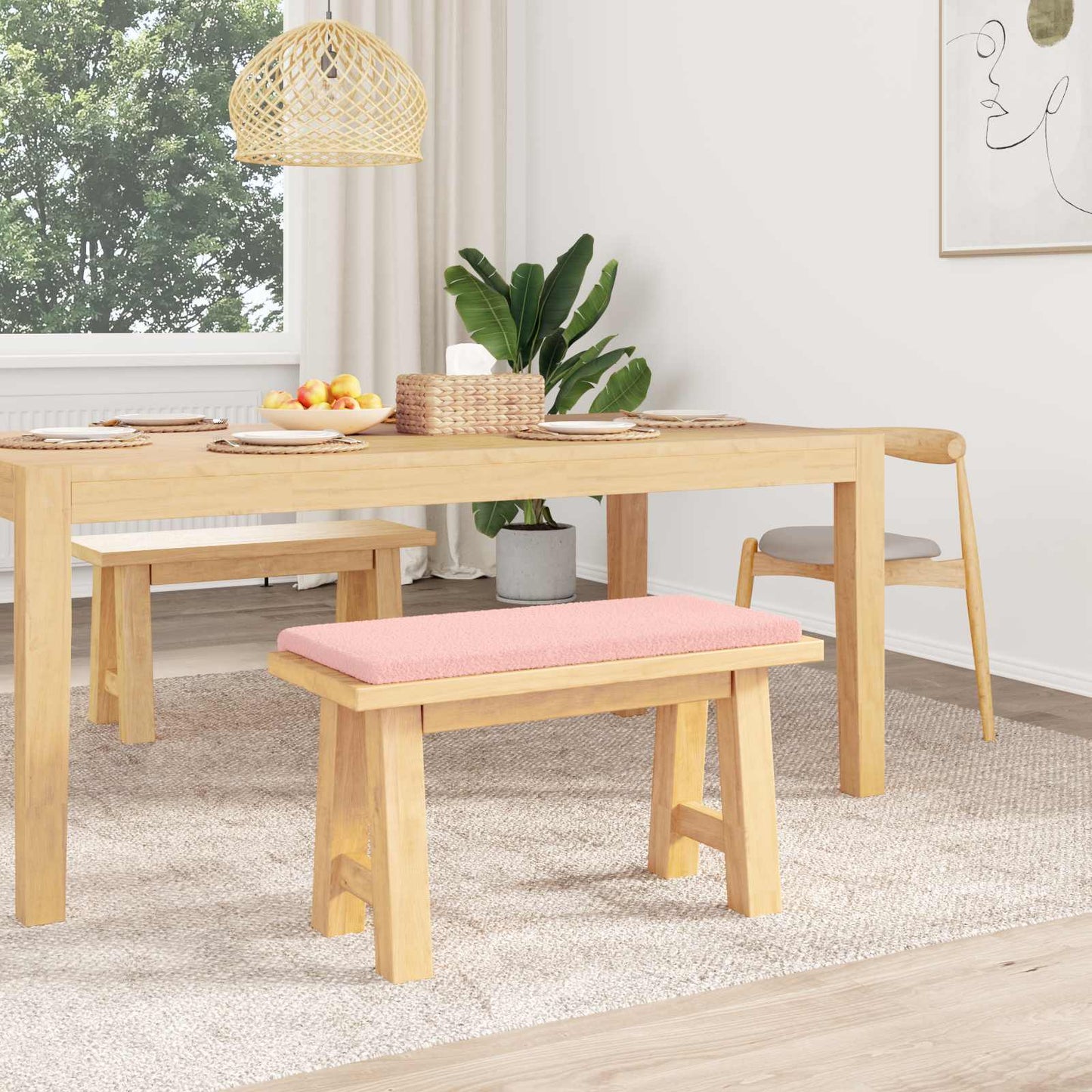 Padpárna Sherpa szövet Rózsaszín Méret: 35 cm mély