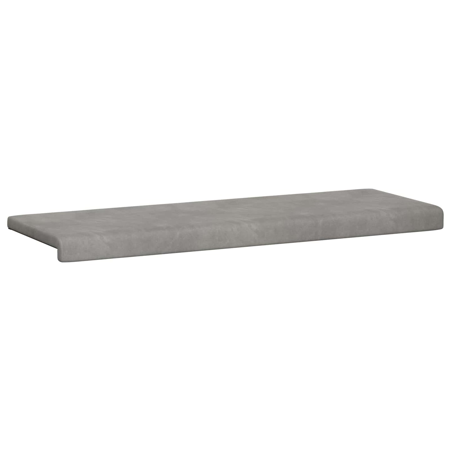 Padpárna Bársony Világosszürke Méret: 35 cm mély