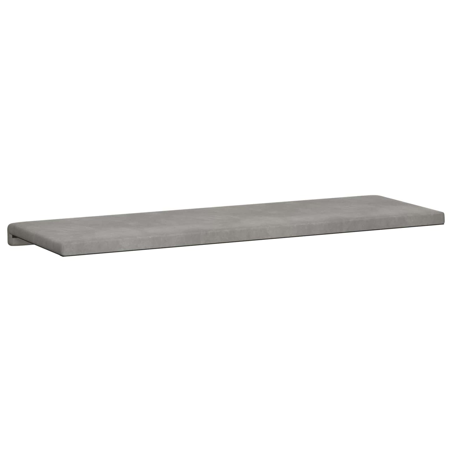 Padpárna Bársony Világosszürke Méret: 35 cm mély