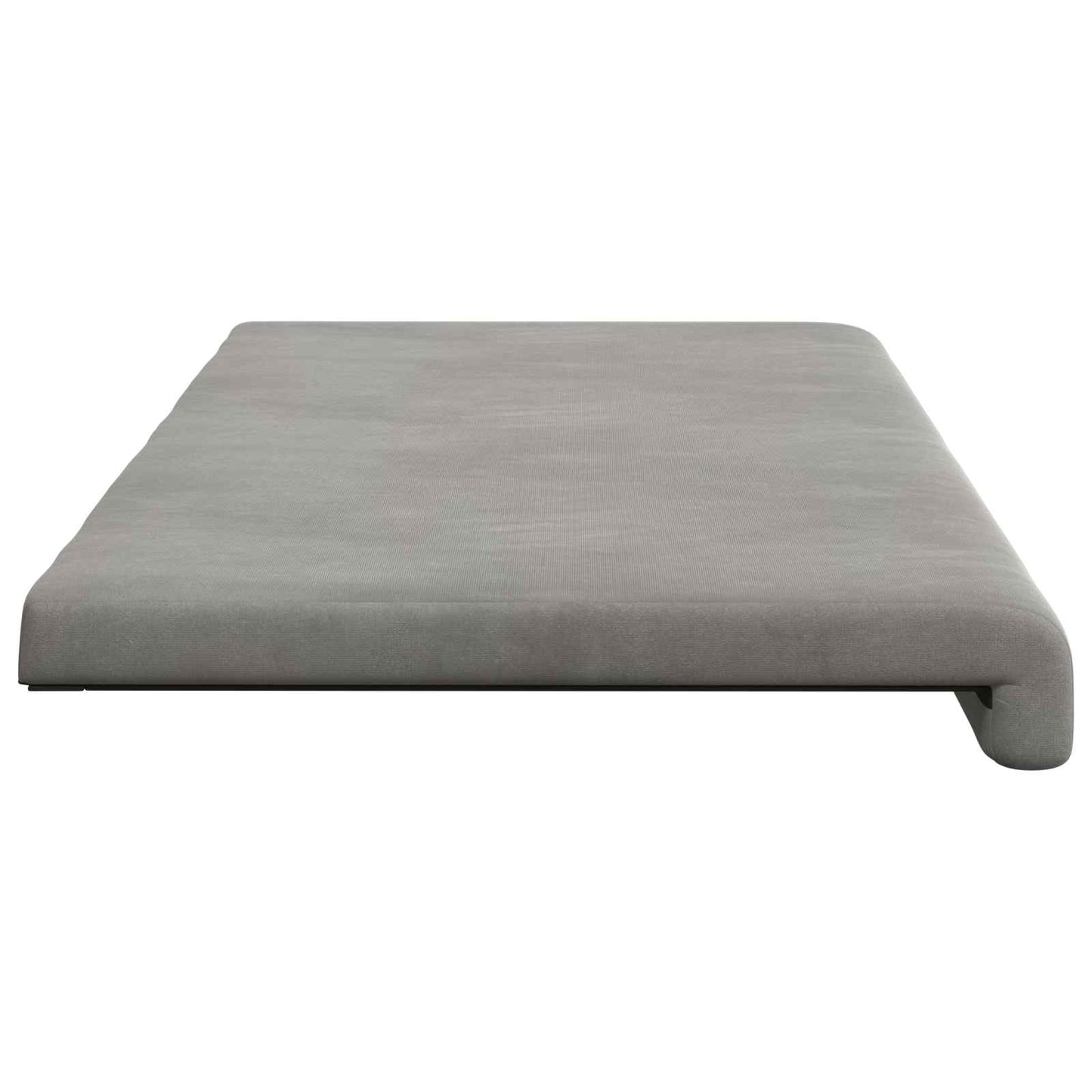 Padpárna Bársony Világosszürke Méret: 35 cm mély